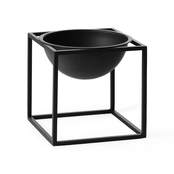 By Lassen Kubus bowl, sort - H: 14 cm. - Bahne